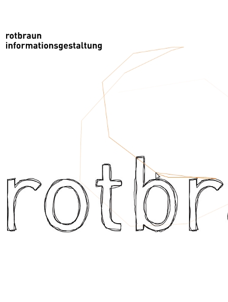rotbraun informationsgestaltung
