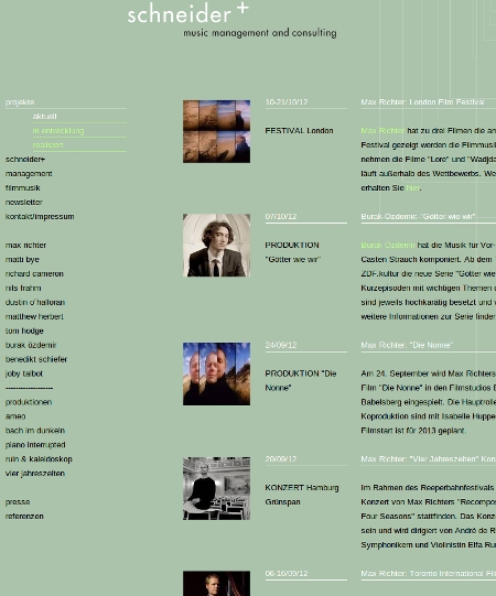 schneider+ music management and consulting