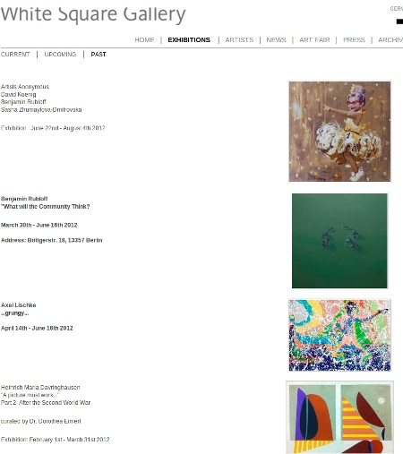 white square gallery